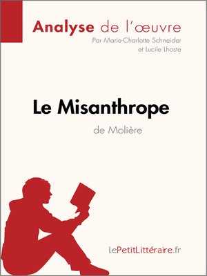 cover image of Le Misanthrope de Molière (Analyse de l'oeuvre)